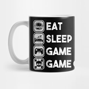 eat sleep game game over Mug